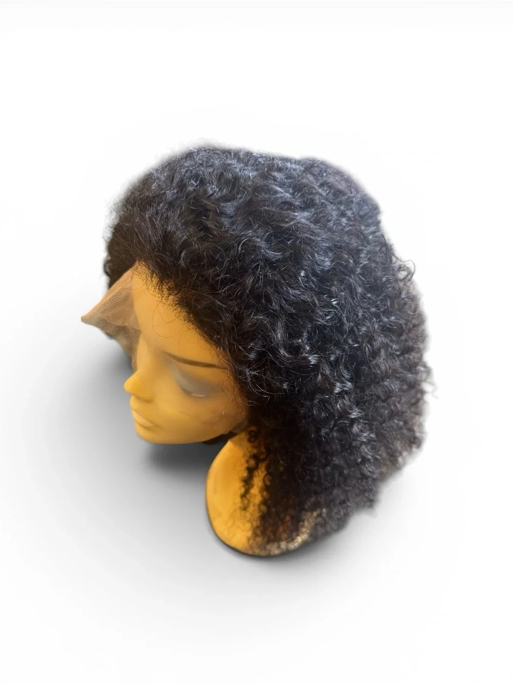 Black Curly Lace Front Wig - Women Hair